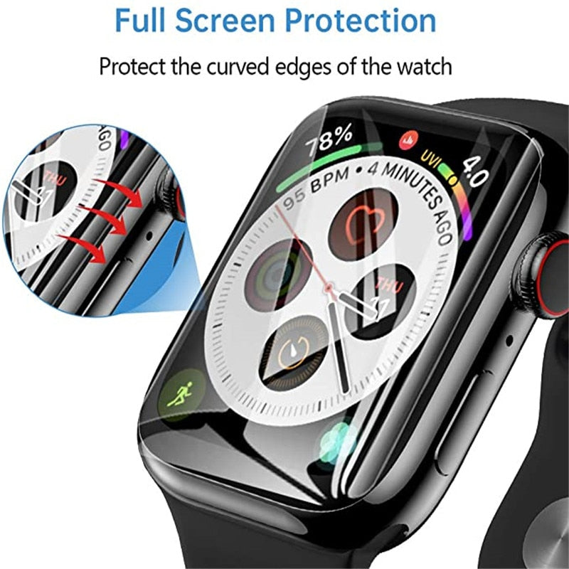 Apple Watch Full Protective Screen for Series 7 6 5 4 With Size 45MM 41MM 40MM 44MM