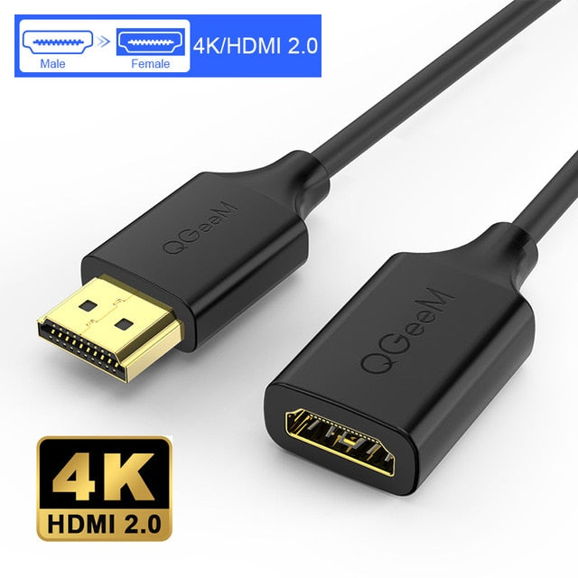 QGeeM 8K Cable HDMI 2.1 Wire for Xiaomi Xbox Series X PS5 PS4 Chromebook Laptops 120Hz HDMI Splitter Digital Cable Cord 4K