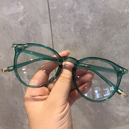 Imwete Fashionable Glasses Frame for Women Vintage Blue Light
