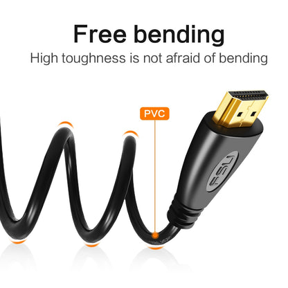 FSU HDMI-compatible Cable Video Gold Plated 1.4, 4K & 1080P & 3D, Cable for HDTV Splitter Switcher 0.5m 1m 1.5m 2m 3m 5m 10m