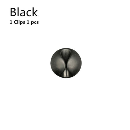 Silicone USB Cable Organizer Management Clips Cable Holder for Mouse Headphone Wire Organizer
