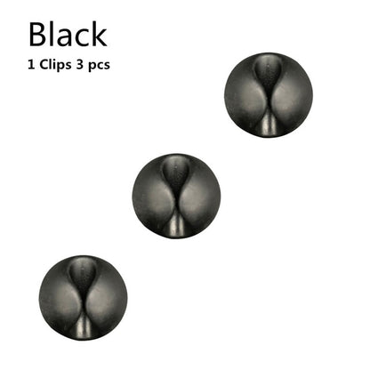 Silicone USB Cable Organizer Management Clips Cable Holder for Mouse Headphone Wire Organizer