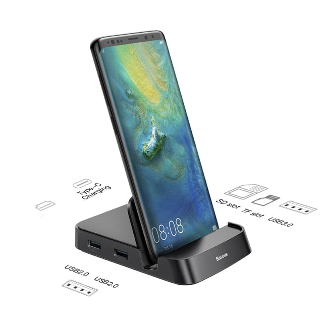Docking Station Type C To HDMI-compatible Dock Power For Samsung S20 S10 USB C Adapter For Huawei