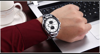 CURREN 8023 Quartz Watch Men Waterproof Sport Mens Business Stainless Steel Wristwatch