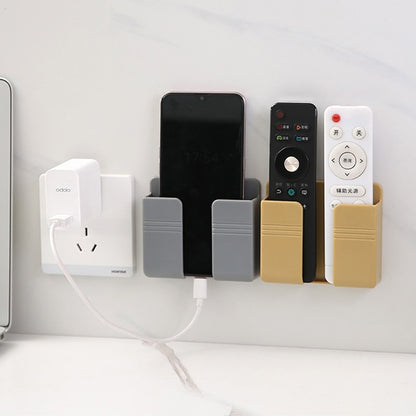Wall Mounted Organizer Air Conditioner TV Remote Control Storage Box Mobile Phone