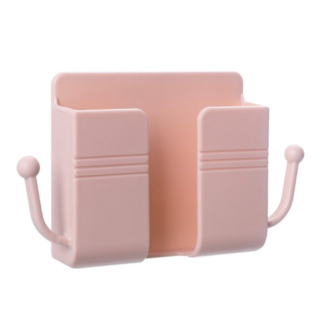 Wall Mounted Organizer Air Conditioner TV Remote Control Storage Box Mobile Phone