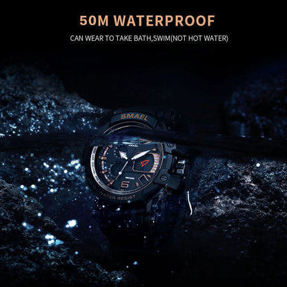 SMAEL Men Quartz Digital Watch Men‘s Sport Electronic Military Wrist watch Male