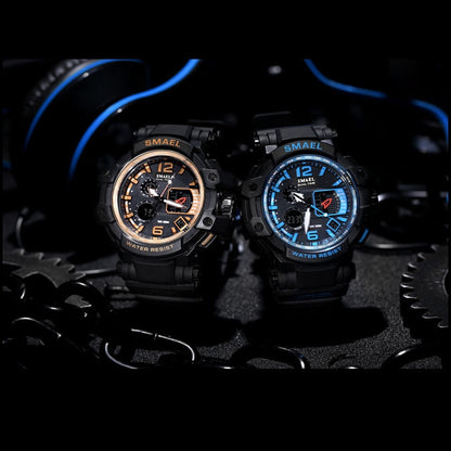 SMAEL Men Quartz Digital Watch Men‘s Sport Electronic Military Wrist watch Male