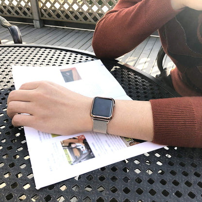 Apple watch Strap For band 44mm 40mm 38mm 42mm metal Magnetic Loop correa Accessories bracelet