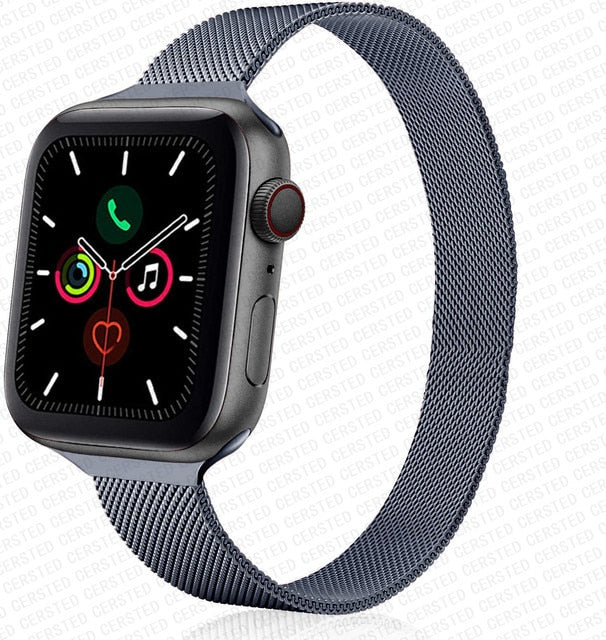 Apple watch Strap For band 44mm 40mm 38mm 42mm metal Magnetic Loop correa Accessories bracelet