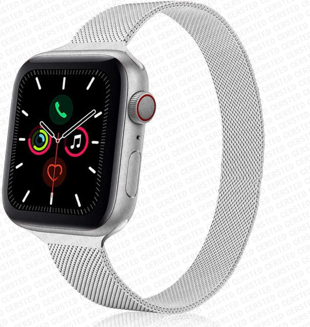 Apple watch Strap For band 44mm 40mm 38mm 42mm metal Magnetic Loop correa Accessories bracelet