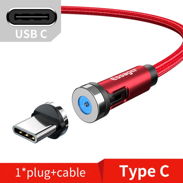 Magnetic Cable Fast Charging: Micro USB /Type C For iPhone Xiaomi