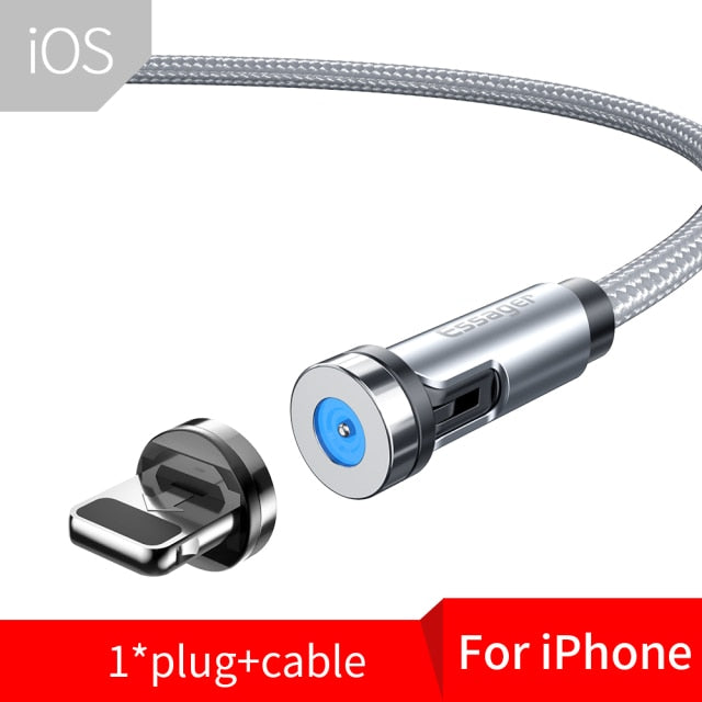 Magnetic Cable Fast Charging: Micro USB /Type C For iPhone Xiaomi