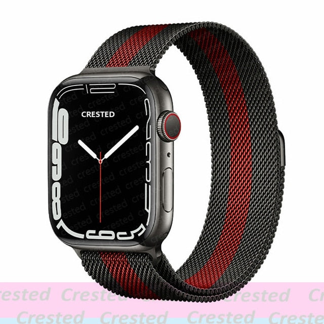 Apple watch Strap For band 44mm 40mm 38mm 42mm metal Magnetic Loop correa Accessories bracelet