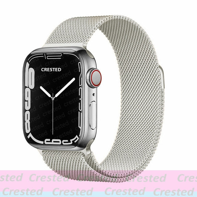 Apple watch Strap For band 44mm 40mm 38mm 42mm metal Magnetic Loop correa Accessories bracelet