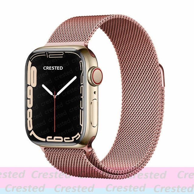 Apple watch Strap For band 44mm 40mm 38mm 42mm metal Magnetic Loop correa Accessories bracelet