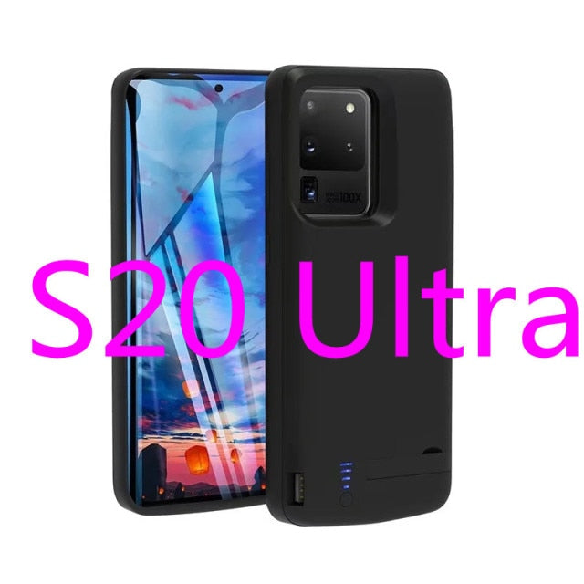 Power Case For Samsung Galaxy Note 20 Ultra 8 9 10 S8 S9 S10 S20 S21 Plus S10e