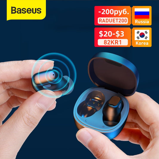 Baseus WM01 TWS Bluetooth Earphones Stereo Wireless 5.0 Bluetooth