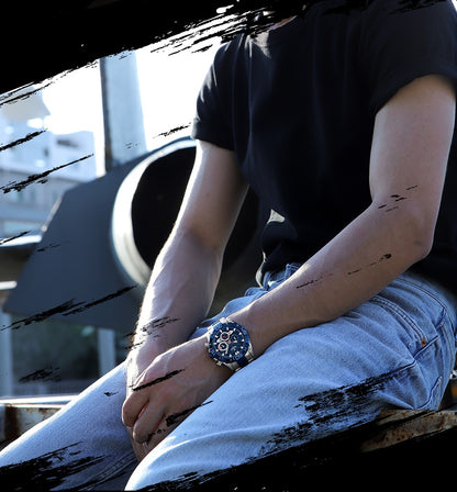 NAVIFORCE Men's Watches Top Luxury Brand Gold Business Quartz