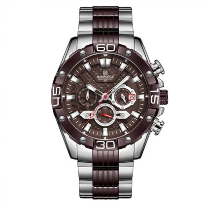 NAVIFORCE Men's Watches Top Luxury Brand Gold Business Quartz